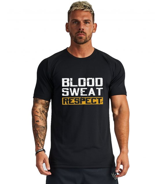 SA233 - Blood Sweat Respect Gym Tshirt